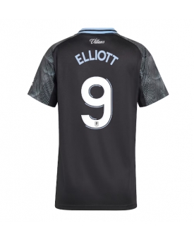 Billige Fotballdrakt Aston Villa Harvey Elliott #9 Replika Bortedrakt Dame 2025-26 Kortermet Billige Fotballdrakt Aston Villa Harvey Elliott #9 Replika Bortedrakt Dame 2025-26 Kortermet